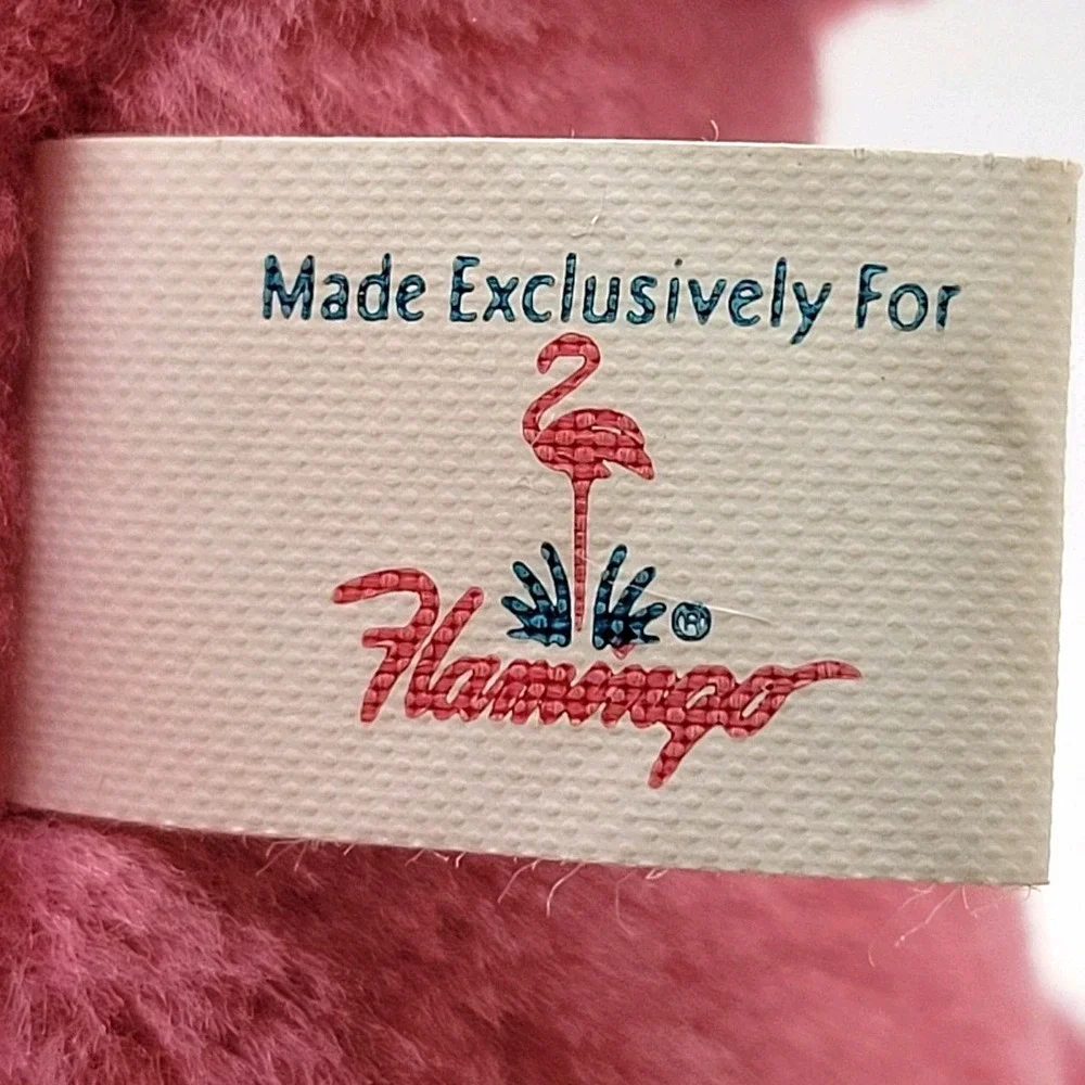 Vintage Flamingo Brand Flamingo Plush 11" Pink Stuffed Animal Long Legs - Picture 2 of 9